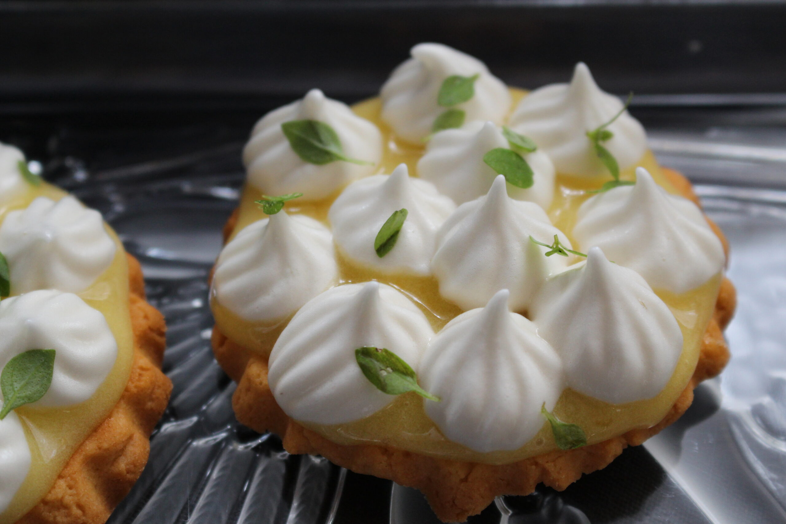 Tartelette au citron et au jasmin