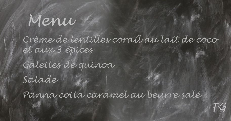 Un menu végétarien signé Florence, Jérôme, Marie-Yvonne et Muriel