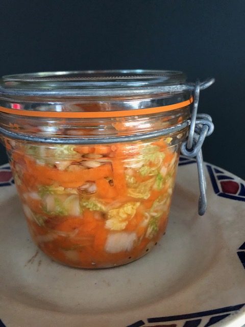 Coleslaw fermenté